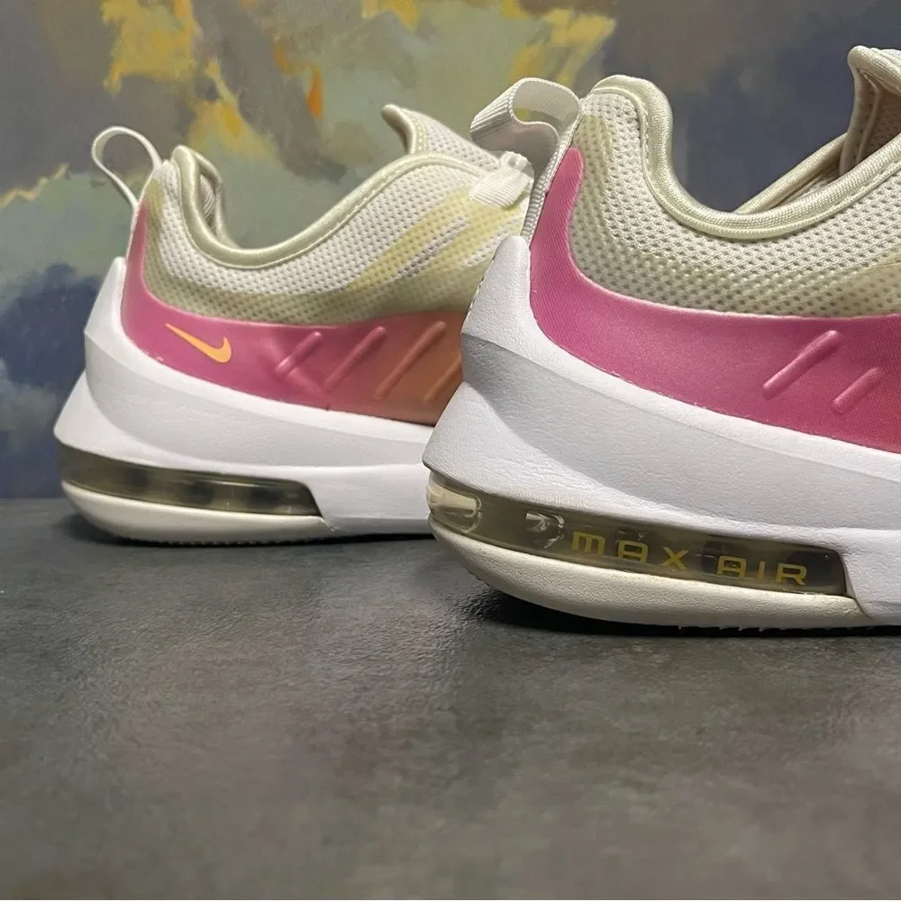 Nike Air Max Axis Premium White/Melon Women's Sneakers Size 9